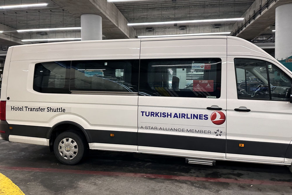 Hotel Transfer Shuttle Turkish Airlines