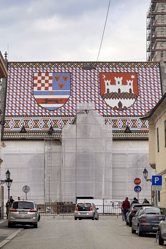 церквь Святого Марка (Crkva sv. Marko) в Загребе